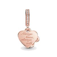 Charm Pandora Donna Pandora People in Lega metallica Cubic Zirconia 789369C01 - 789369C01